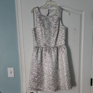 Kensie Black and White Tweed Mini Dress